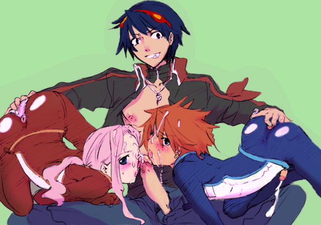 darry adai,gimmy adai,simon (tengen toppa gurren lagann)