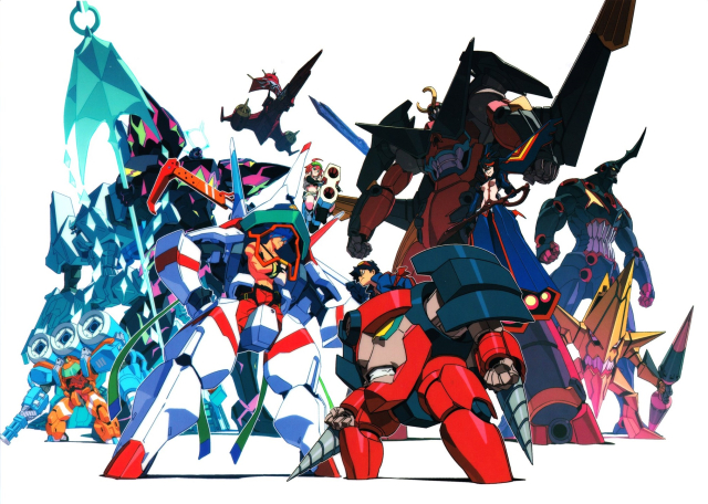 galo thymos,gurren-lagann,king kittan,lagann,lazengann,luluco,matoi ryuuko,simon (ttgl),trigger-chan