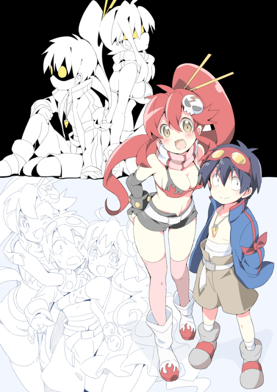 nia teppelin,simon (ttgl),yoko littner