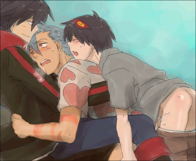 kamina,simon (tengen toppa gurren lagann)