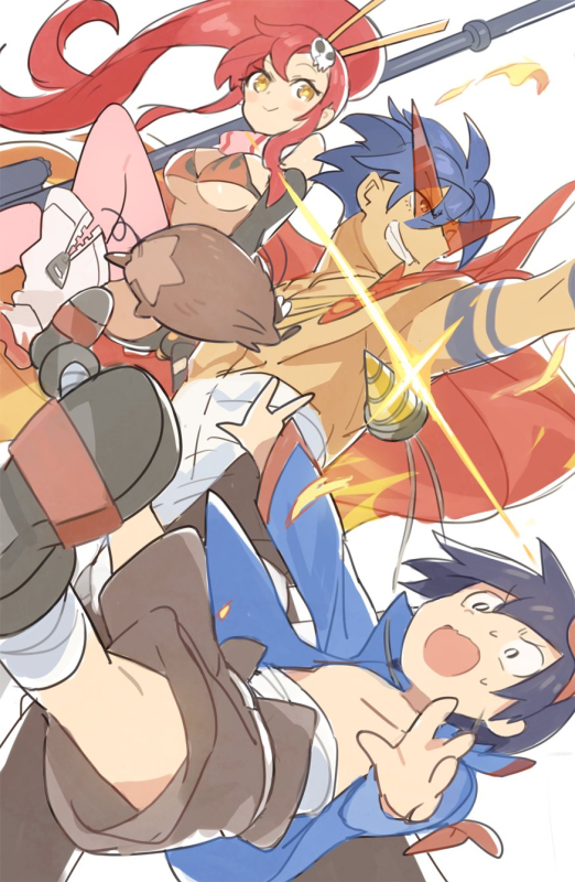 boota (ttgl),kamina (ttgl),simon (ttgl),yoko littner