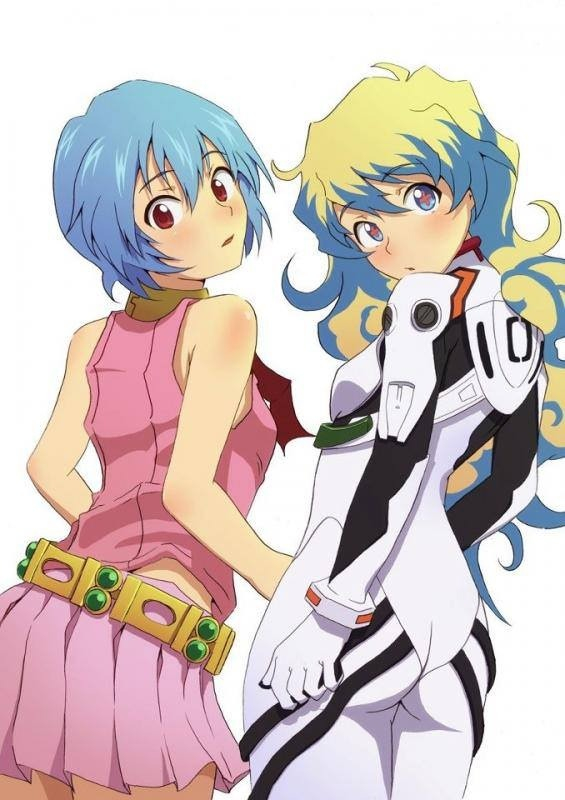 nia teppelin,rei ayanami