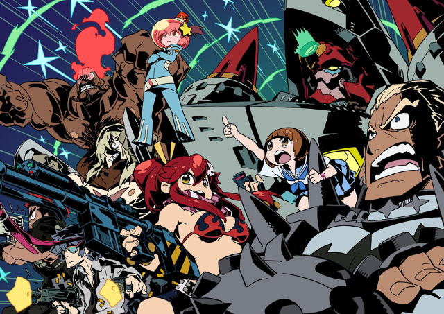 arc gurren-lagann,gamagoori ira,kinagase tsumugu,lordgenome,luluco,mankanshoku mako,mikisugi aikurou,viral (ttgl),yoko littner