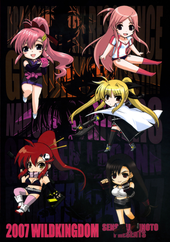 fate testarossa,lacus clyne,tifa lockhart,toa,yoko littner