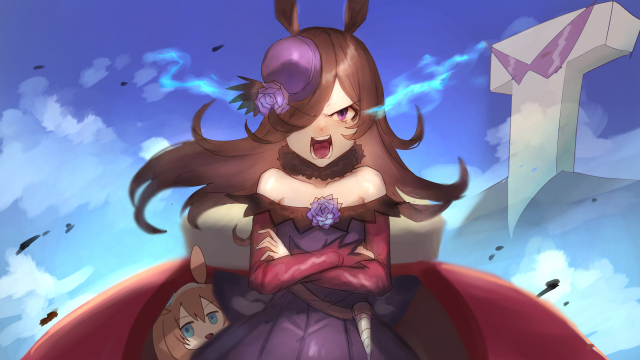 mihono bourbon (umamusume),rice shower (umamusume),trainer (umamusume)